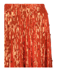Valentino Womens Sequined A-Line Midi Skirt