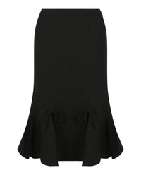 Valentino Womens Ribbon Accent Skirt