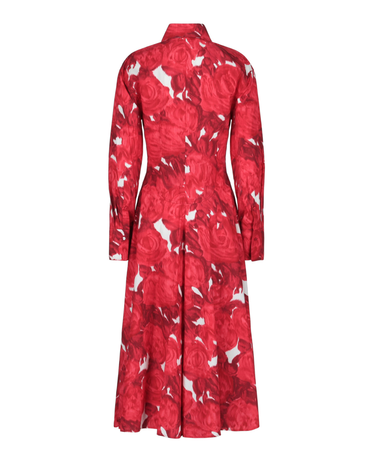 Valentino Valentino Womens Rose Moire Midi Dress