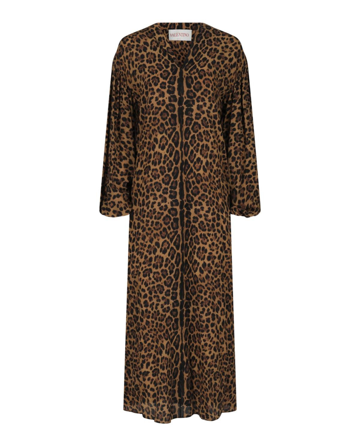 Valentino Womens Escape Leopard Print Kaftan