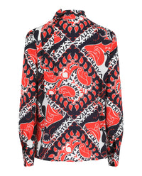 Valentino Womens Baroque Logo Print Shirt