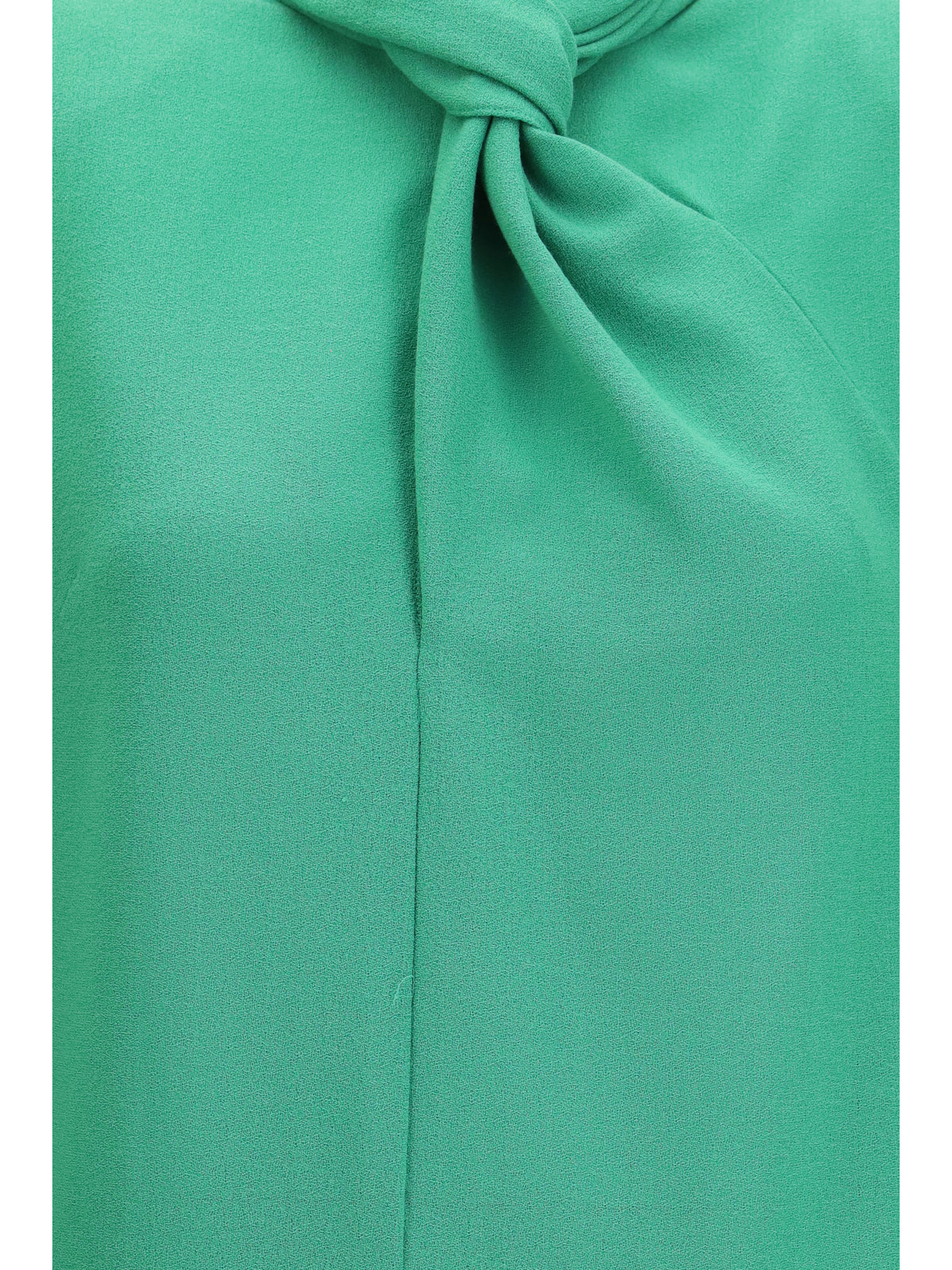 Valentino Women Wool Dress With Knotted Neck