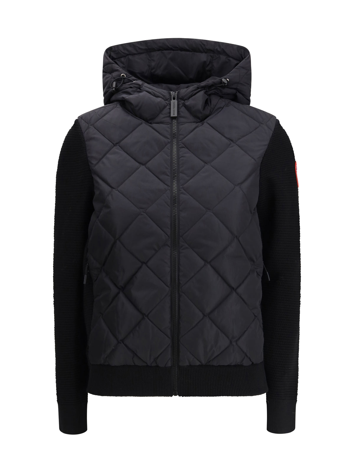 CANADA GOOSE Canada Goose Women Hybridge® Quilted Knit Hooded Down Jacket