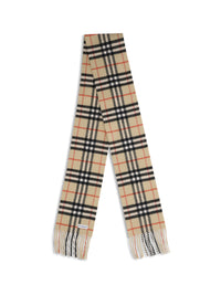 BURBERRY Burberry Men Thin Cashmere Check Scarf