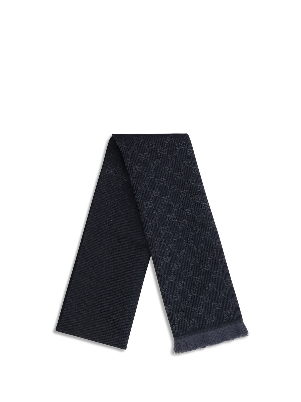GUCCI Gucci Women Gg Supreme Embroidered Wool Scarf