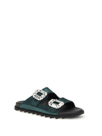 ROGER VIVIER Roger Vivier Women Slidy Viv Sandals With Strass
