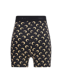 Marine Serre Women Technical Stretch Fabric Shorts