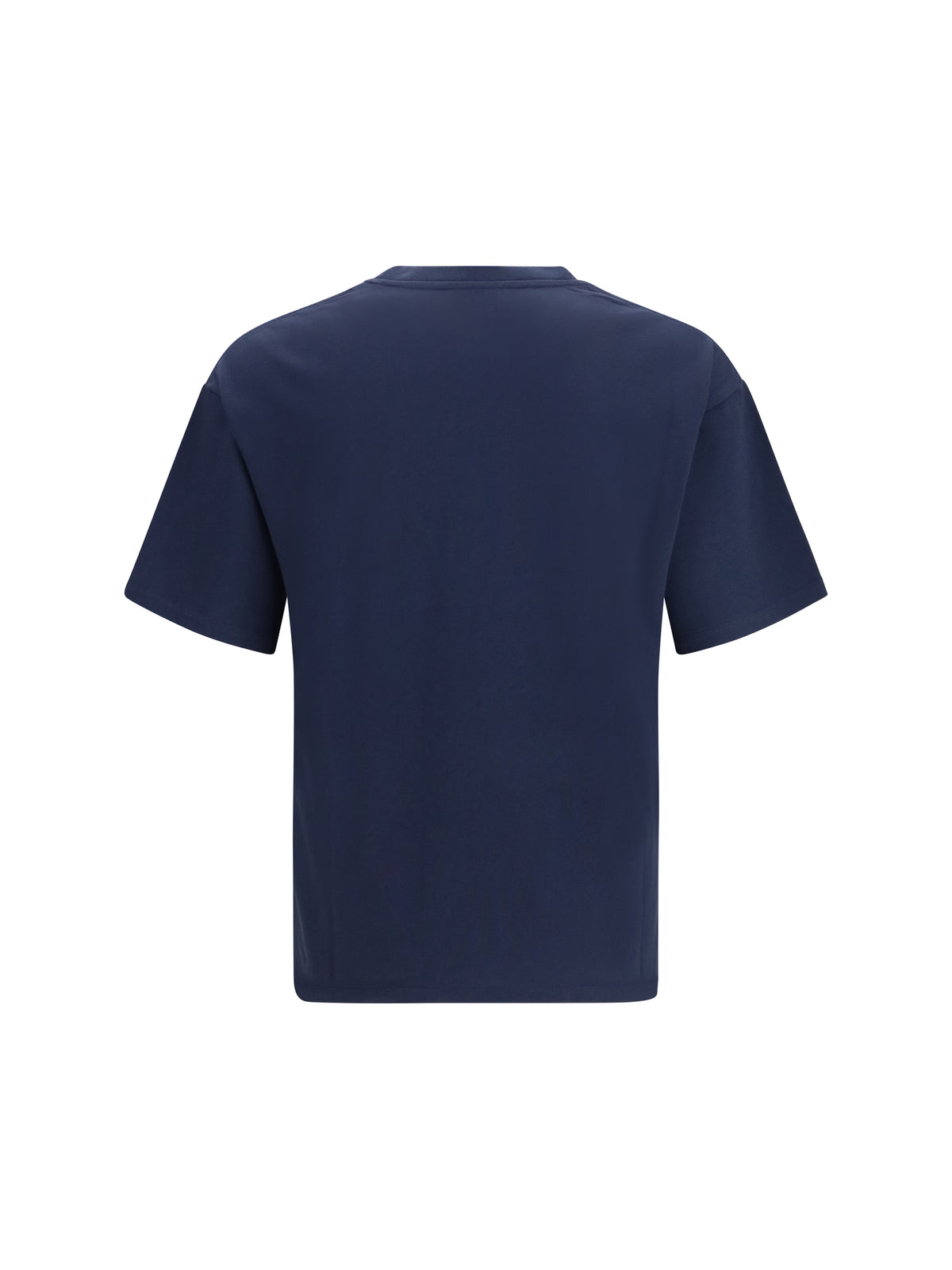 Saint Laurent Men Cotton Crewneck T-Shirt