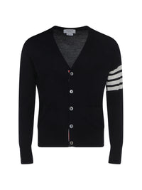 Thom Browne Men Virgin Wool Cardigan