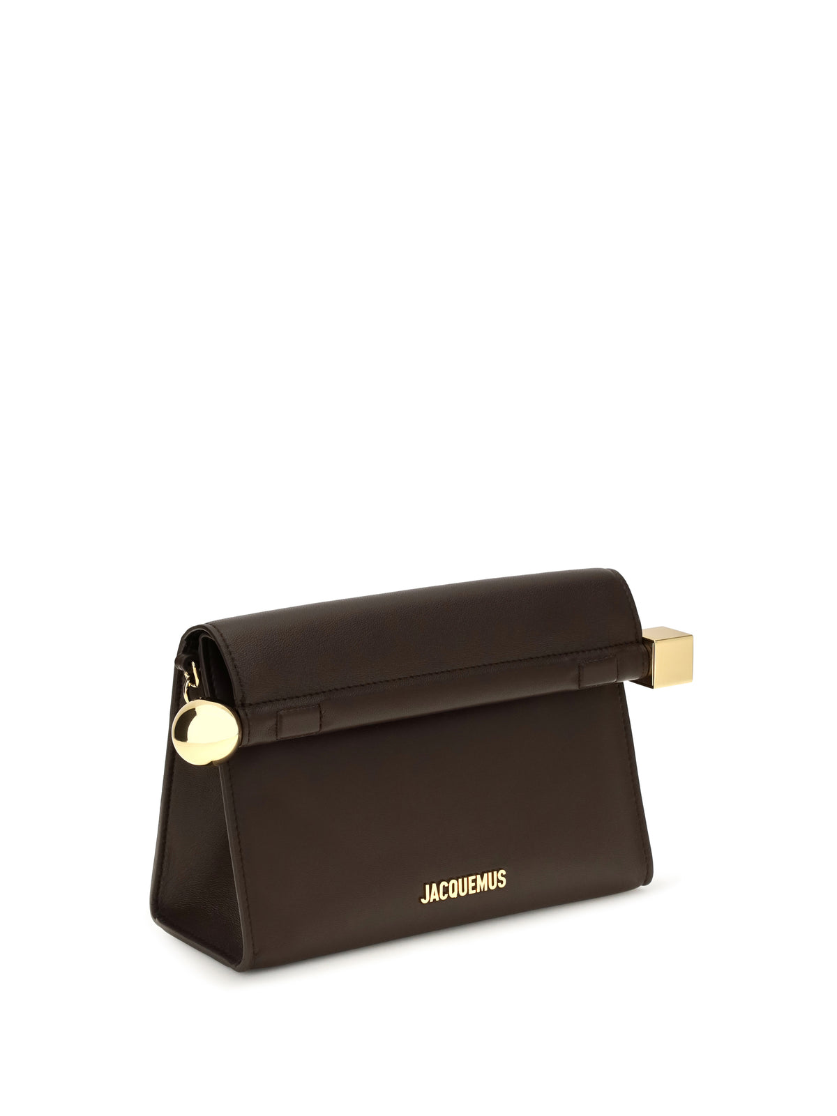 Jacquemus Women Rond Carré Leather Shoulder Bag