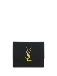 Saint Laurent Women Cassandre Leather Wallet