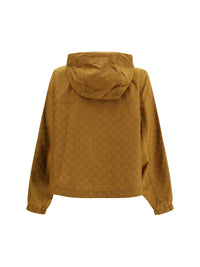 Gucci Women Short Technical Jacquard Jacket With All-Over Gg Motif