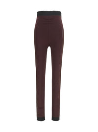 The Attico Women Sheer Detail Leggings