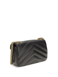 SAINT LAURENT Saint Laurent Women Loulou Leather Crossbody Bag