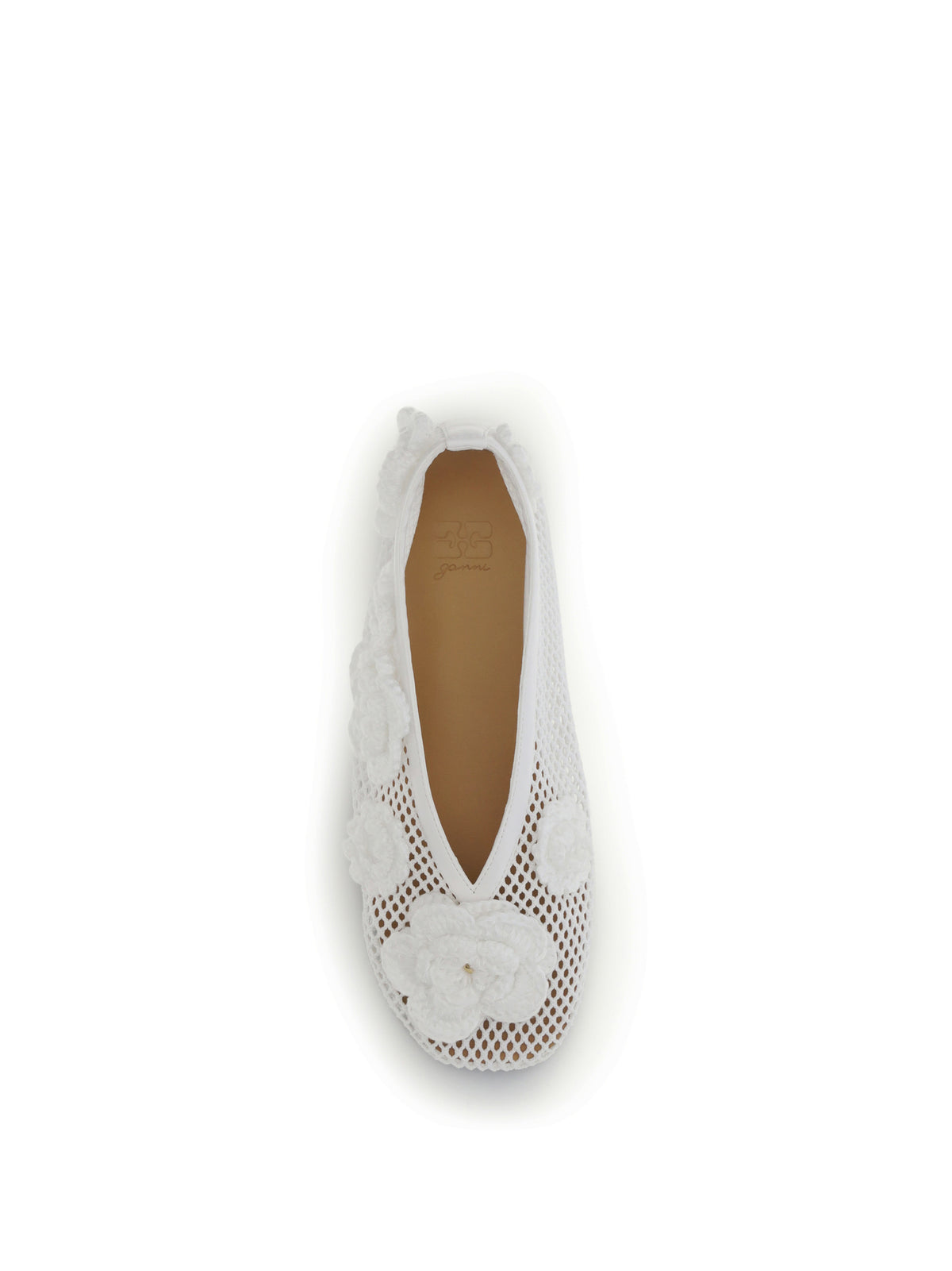 GANNI Ganni Women Jenny Mesh Ballerinas