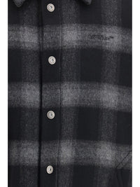 Off-White Men Padded Flannel Jacket