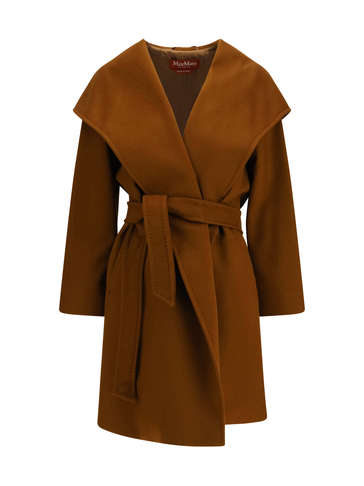 Max Mara Studio Women Wool Drap Newmang Coat