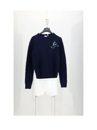 Dior Women Ni-Cable + Brod Knit