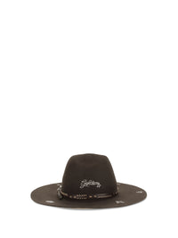 Golden Goose Women Embroidered Wool Fedora