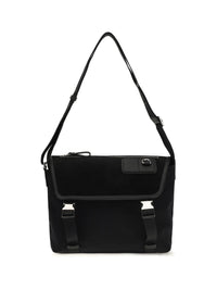 Loewe Men Medium Messenger Flex Bag In Canvas And Suede