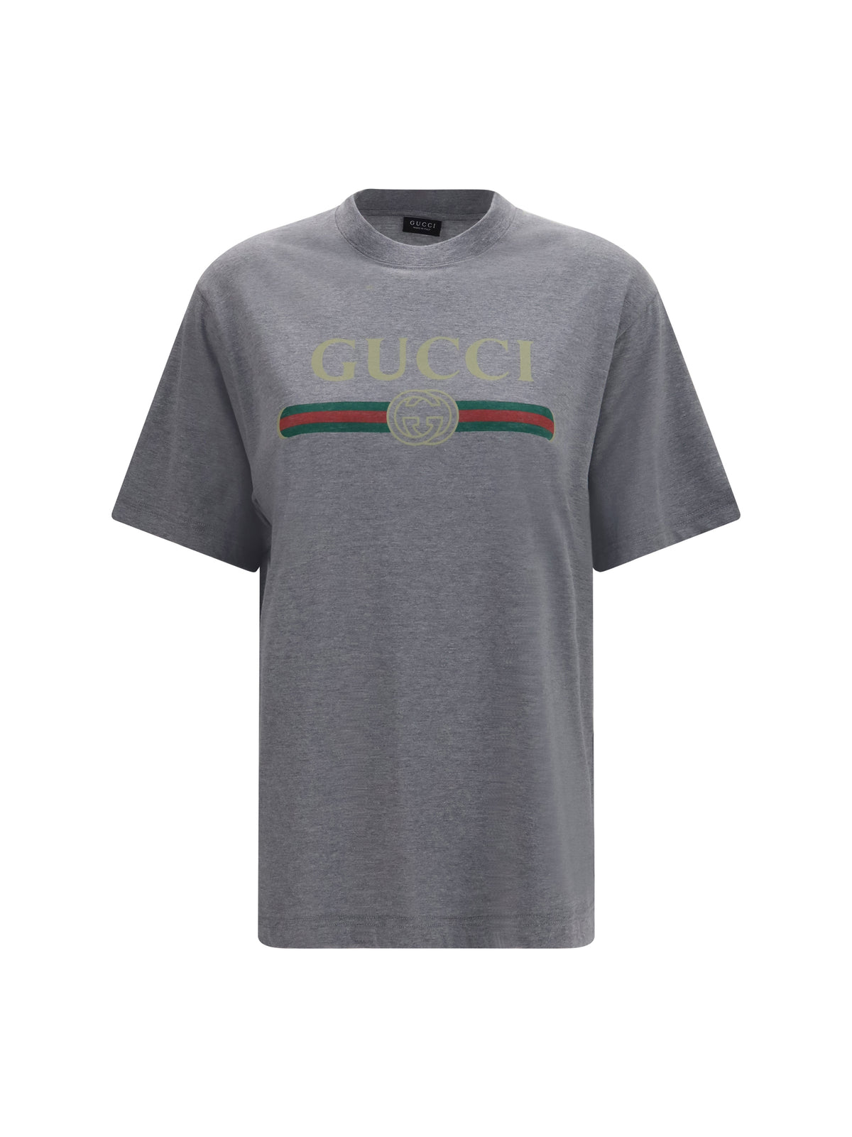 GUCCI Gucci Women Cotton And Silk Jersey Printed T-Shirt