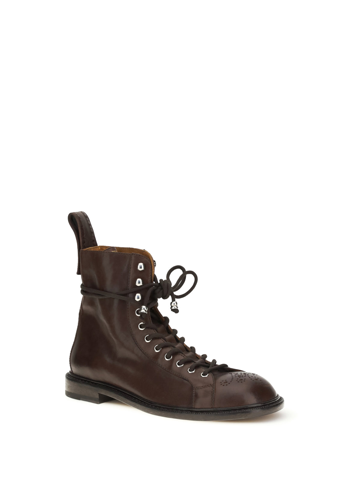 VERSACE Versace Men Billy Leather Ankle Boots