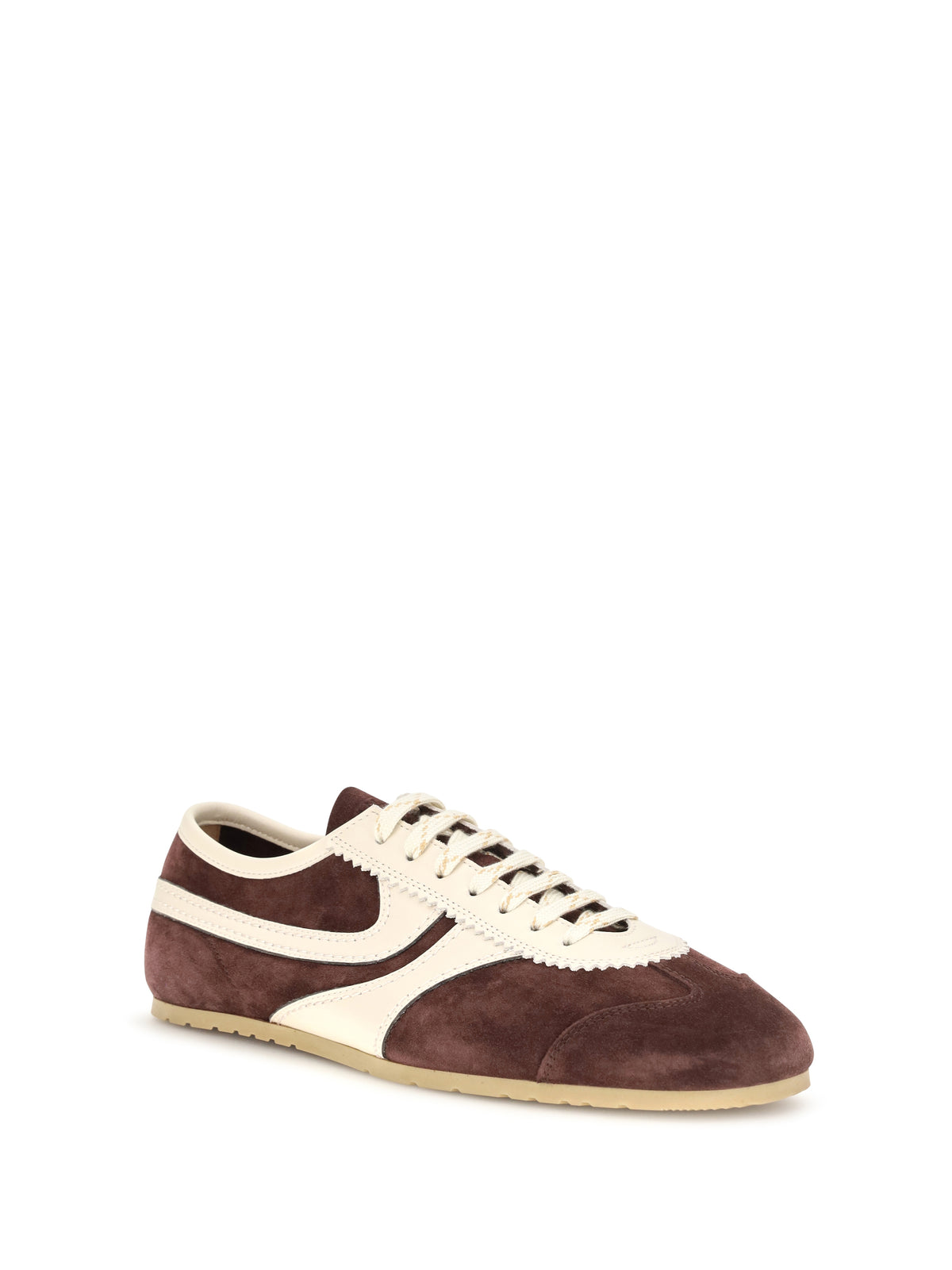 Dries Van Noten Men Leather Panelled Sneakers