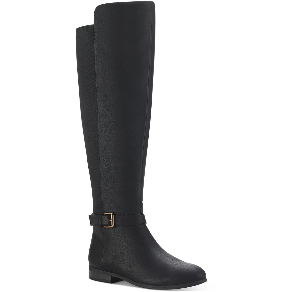 Kimmball Womens Solid Tall Over-The-Knee Boots 5 Medium Black Smooth