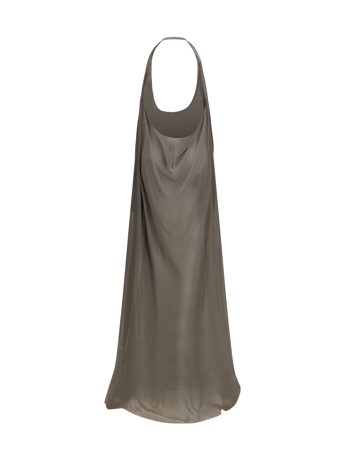 Rick Owens Women Haltar Silk Georgette Dress