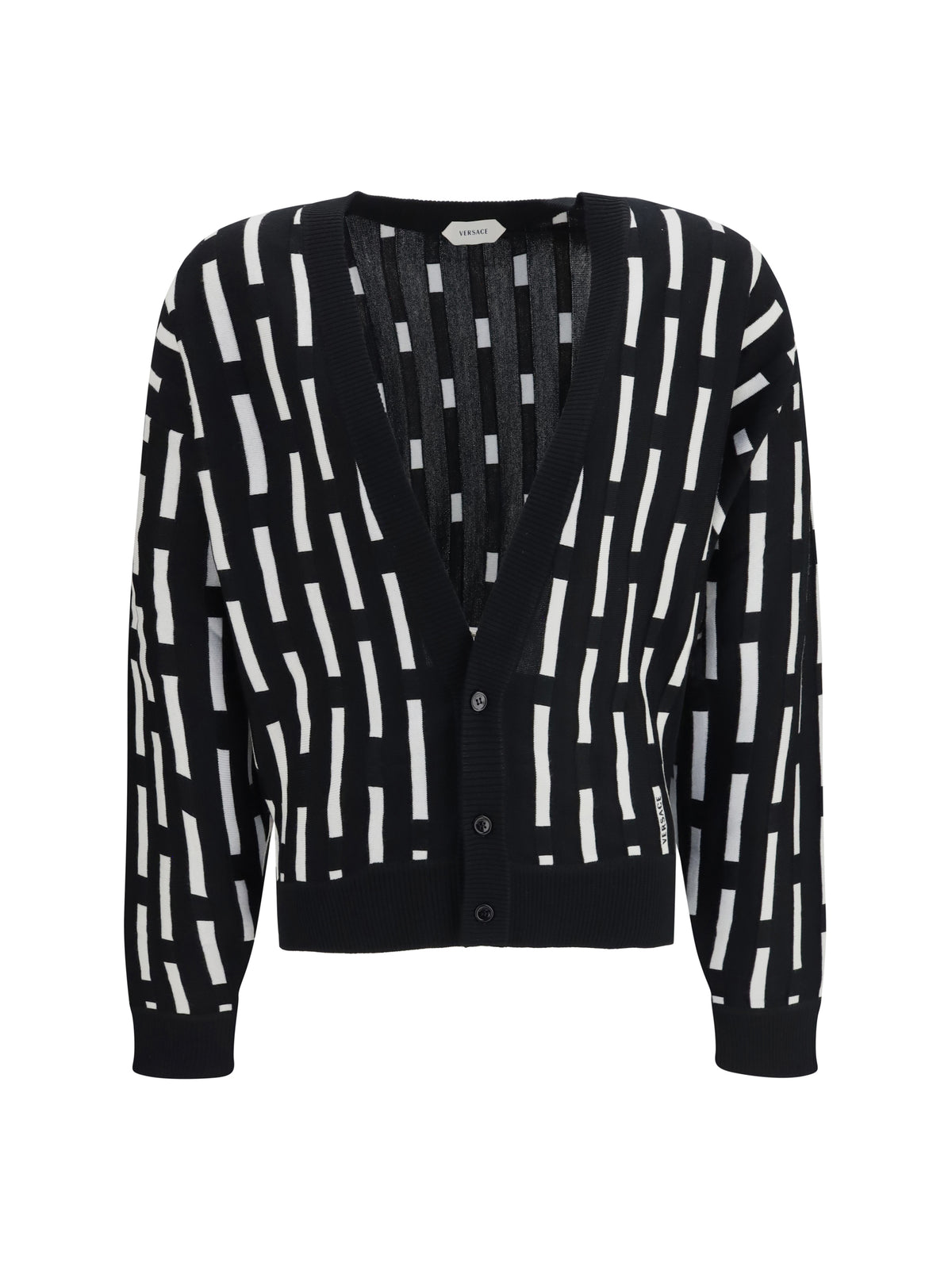 VERSACE Versace Men Gianni Dashes Cardigan