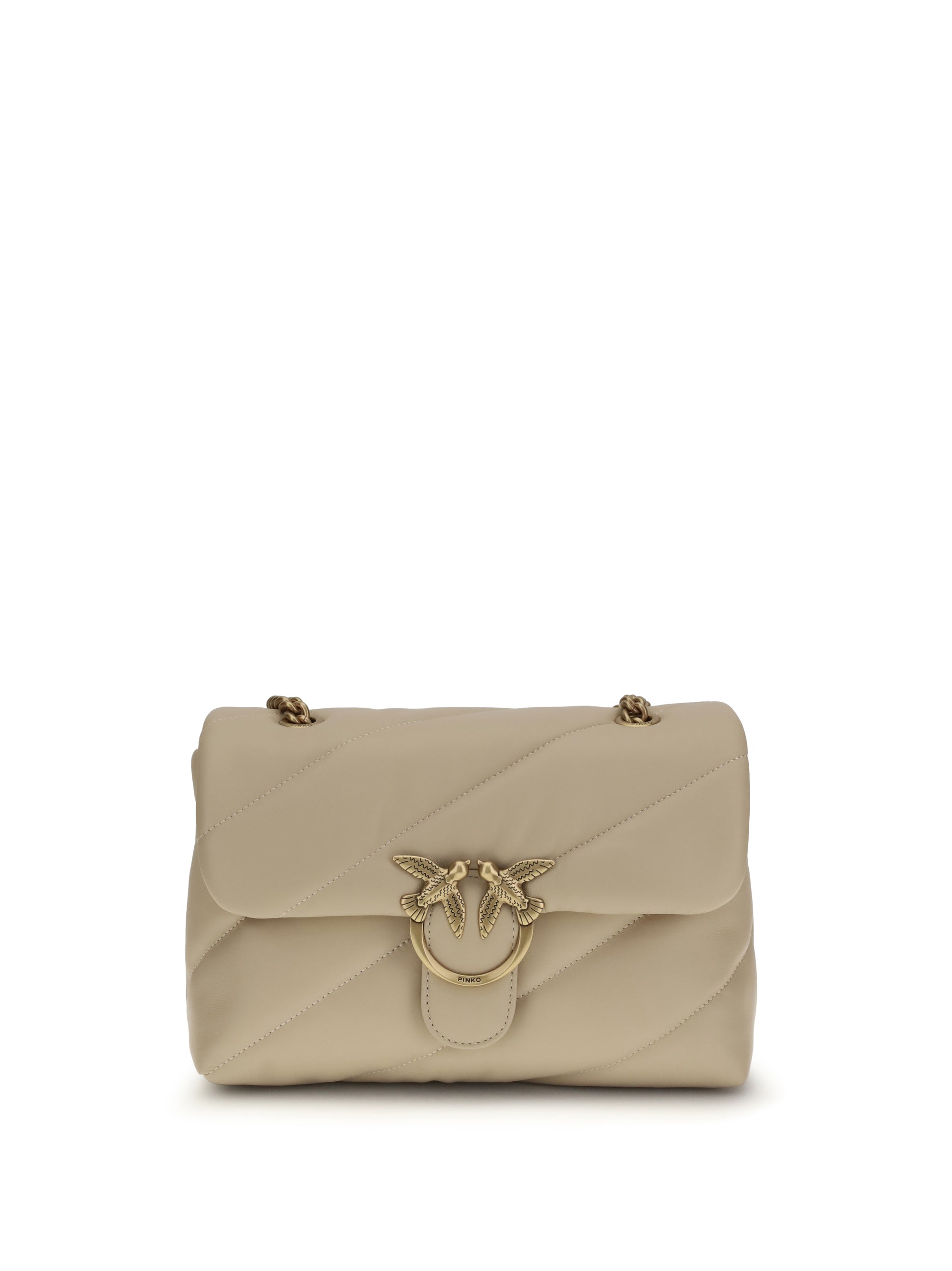 PINKO Pinko Women Love Classic Leather Shoulder Bag