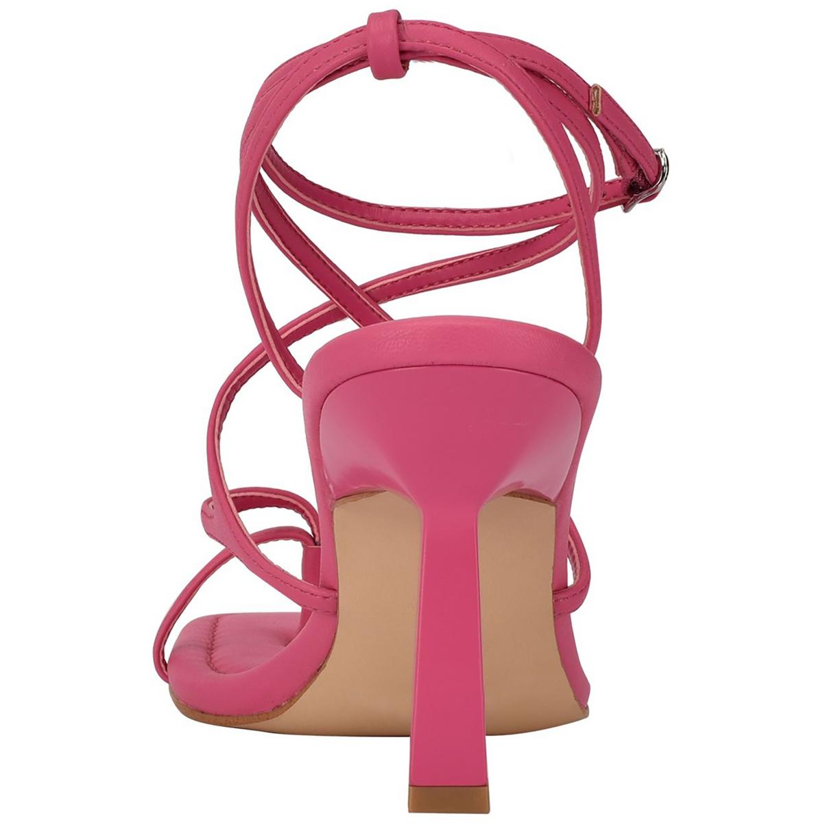 Leeba Womens Faux Leather Thong Heels