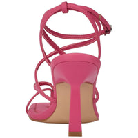 Leeba Womens Faux Leather Thong Heels
