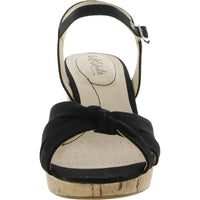 Lucky Womens Knot-Front Slingback Sandals