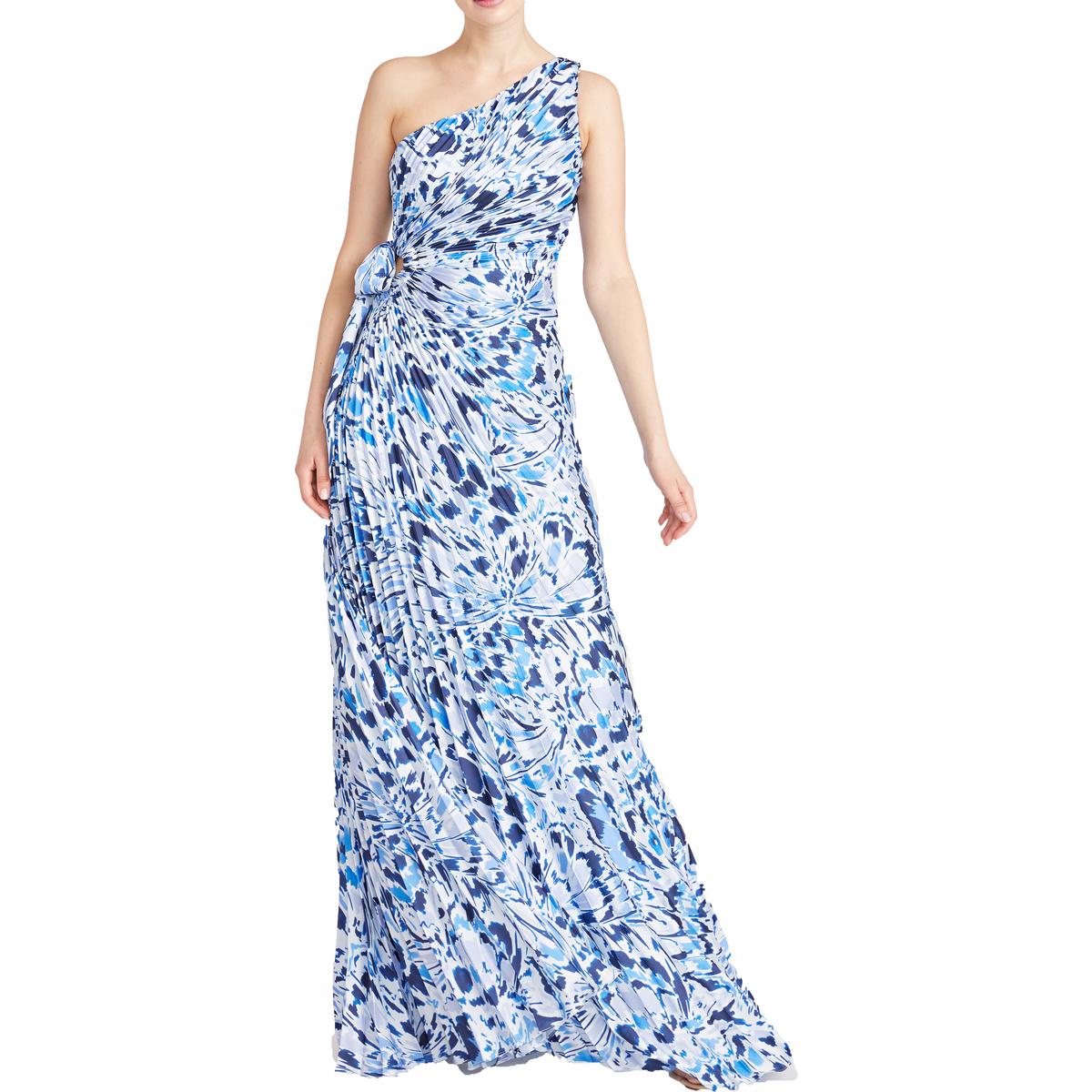 Womens Cut-Out Polyester Evening Dress