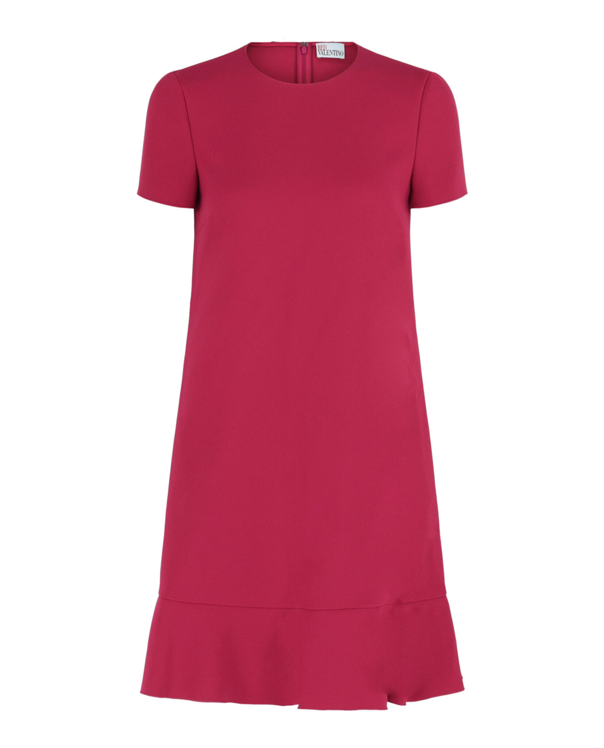 Valentino Womens Flounce Hem Shift Dress