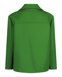 Valentino Valentino Mens Oversized Technical Wool Peacoat