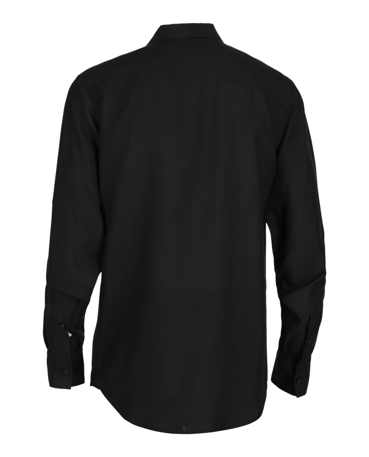 Valentino Valentino Mens Crepe de Chine Silk Shirt