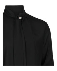 Valentino Valentino Mens Crepe de Chine Silk Shirt