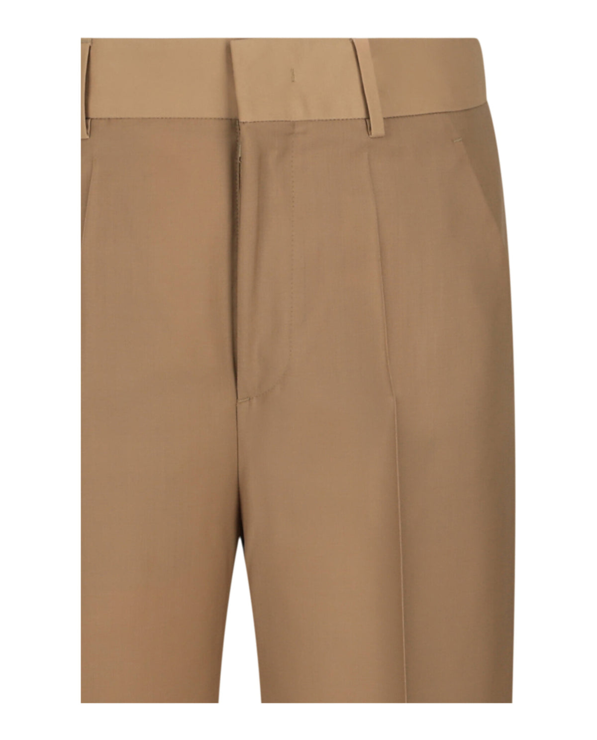 Valentino Valentino Mens Pleated Wool Slacks