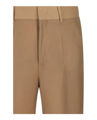Valentino Valentino Mens Pleated Wool Slacks