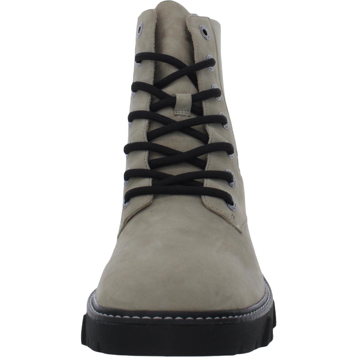 Hudson Womens Arch Support Ankle Combat & Lace-up Boots