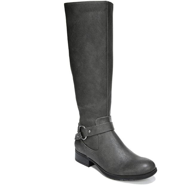 Felicity Womens Faux Leather Tall Knee-High Boots