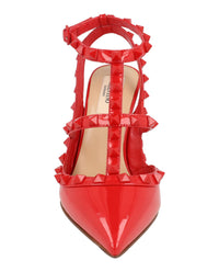 Valentino Valentino Womens Caged Rockstud Slingback Heels