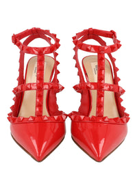 Valentino Valentino Womens Caged Rockstud Slingback Heels