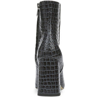 Codie Womens Padded Insole Square Toe Booties