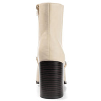 Monicco Womens Chain Ankle Boots