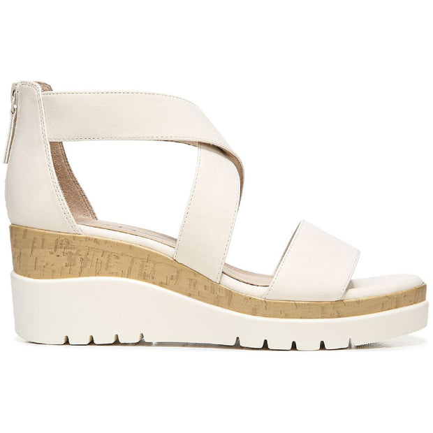 Good Times Womens Zipper Comfort Wedge Sandals