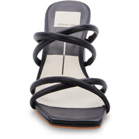 Patsi Womens Faux Leather Square Toe Block Heel