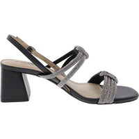 CELESTE Womens Jeweled Manmade Block Heels